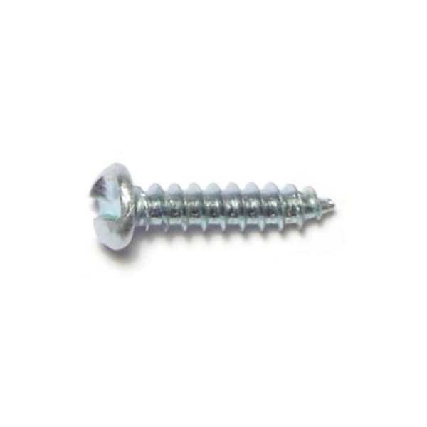 Midwest Fastener Sheet Metal Screw, #8 x 3/4 in, Zinc Plated Steel Pan Head Slotted Drive, 30 PK 62444 - main